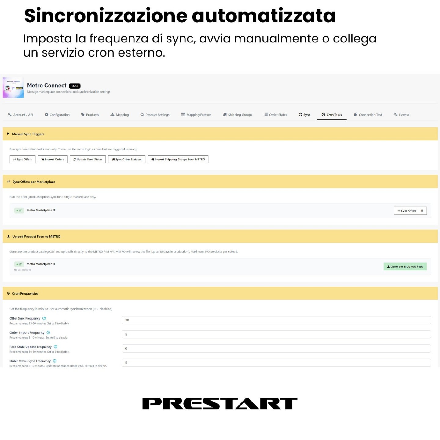MetroConnect | Integrazione METRO Marketplace per PrestaShop