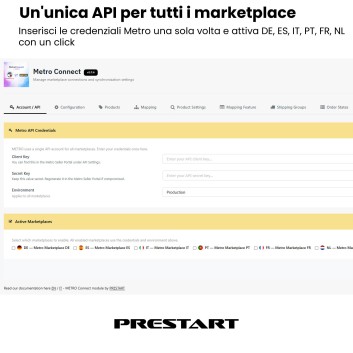 MetroConnect | Integrazione METRO Marketplace per PrestaShop