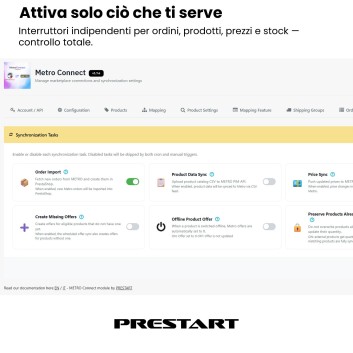 MetroConnect | Integrazione METRO Marketplace per PrestaShop